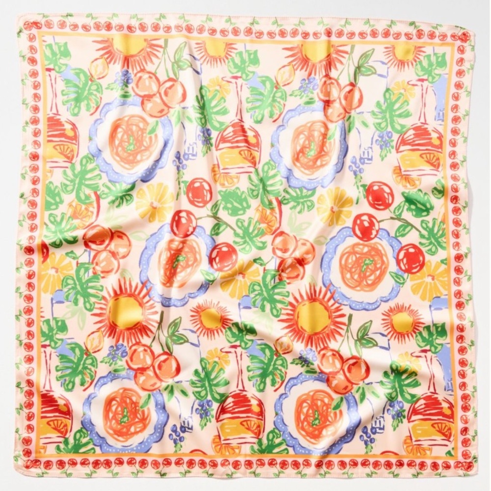 Anthropologie Aperol Spritz Scarf - Picture 2 of 7